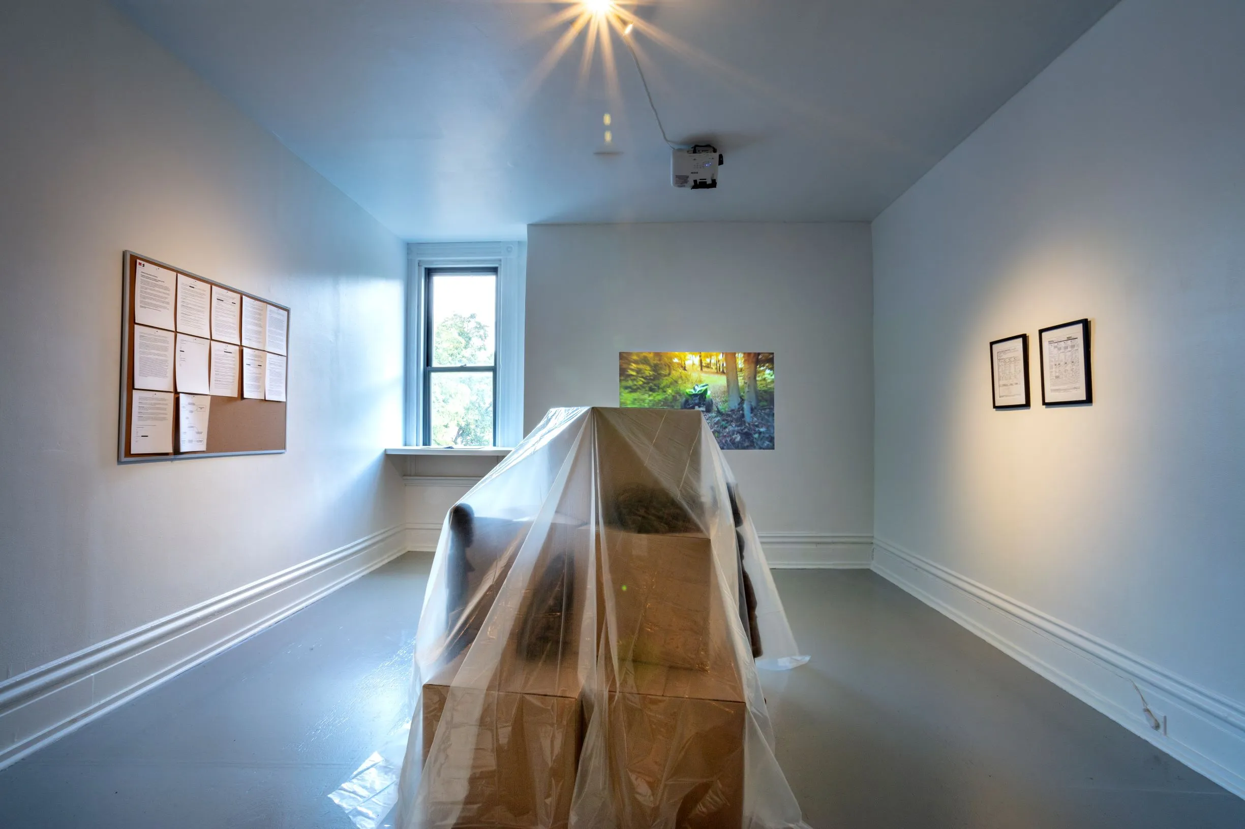 Harrison K. Smith’s Sed Valorem&nbsp;art exhibit at the Mattress Factory museum in Pittsburgh, Pennsylvania.&nbsp;