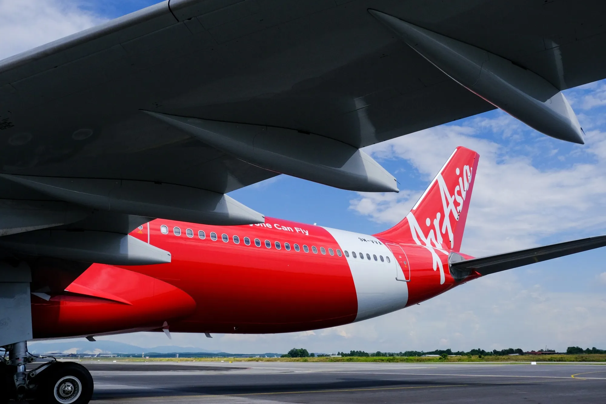 An Airbus&nbsp;AirAsia aircraft at Kuala Lumpur International Airport Airport&nbsp;in Sepang, Selangor, Malaysia.