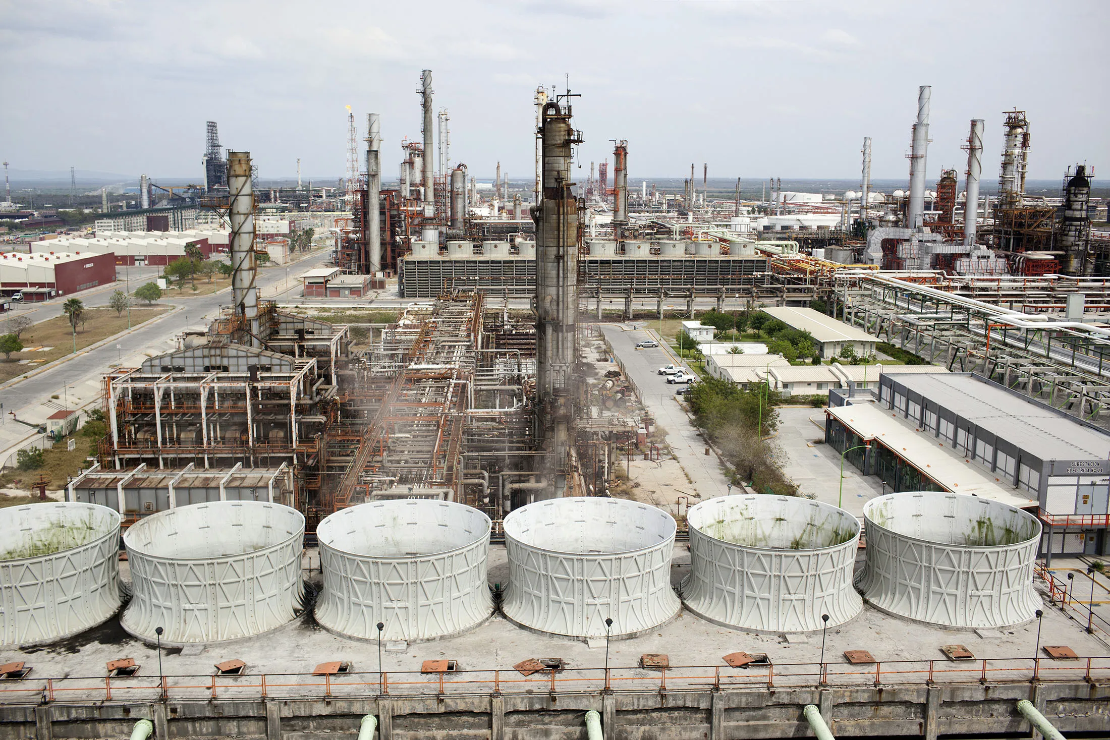 The Petroleos Mexicanos (Pemex) refinery in Cadereyta, Mexico.