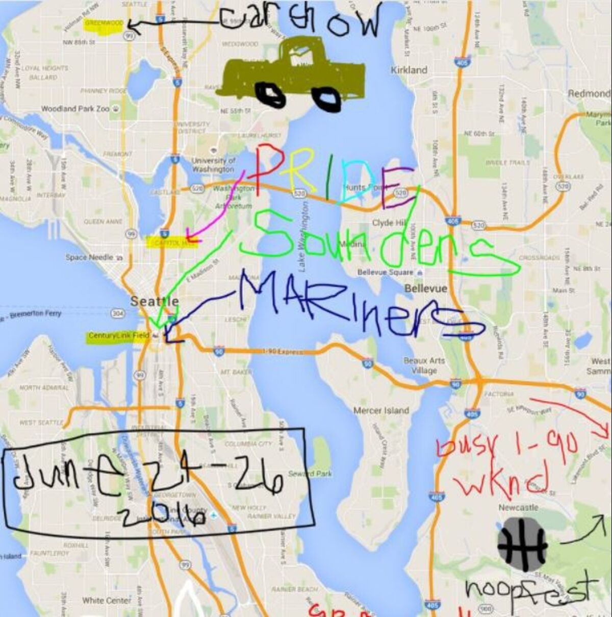 Wsdot Seattle Traffic Map Washington State Loves These Traffic Maps Made With Microsoft Paint -  Bloomberg