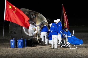 Shenzhou-18 Return Capsule Touches Down On Earth