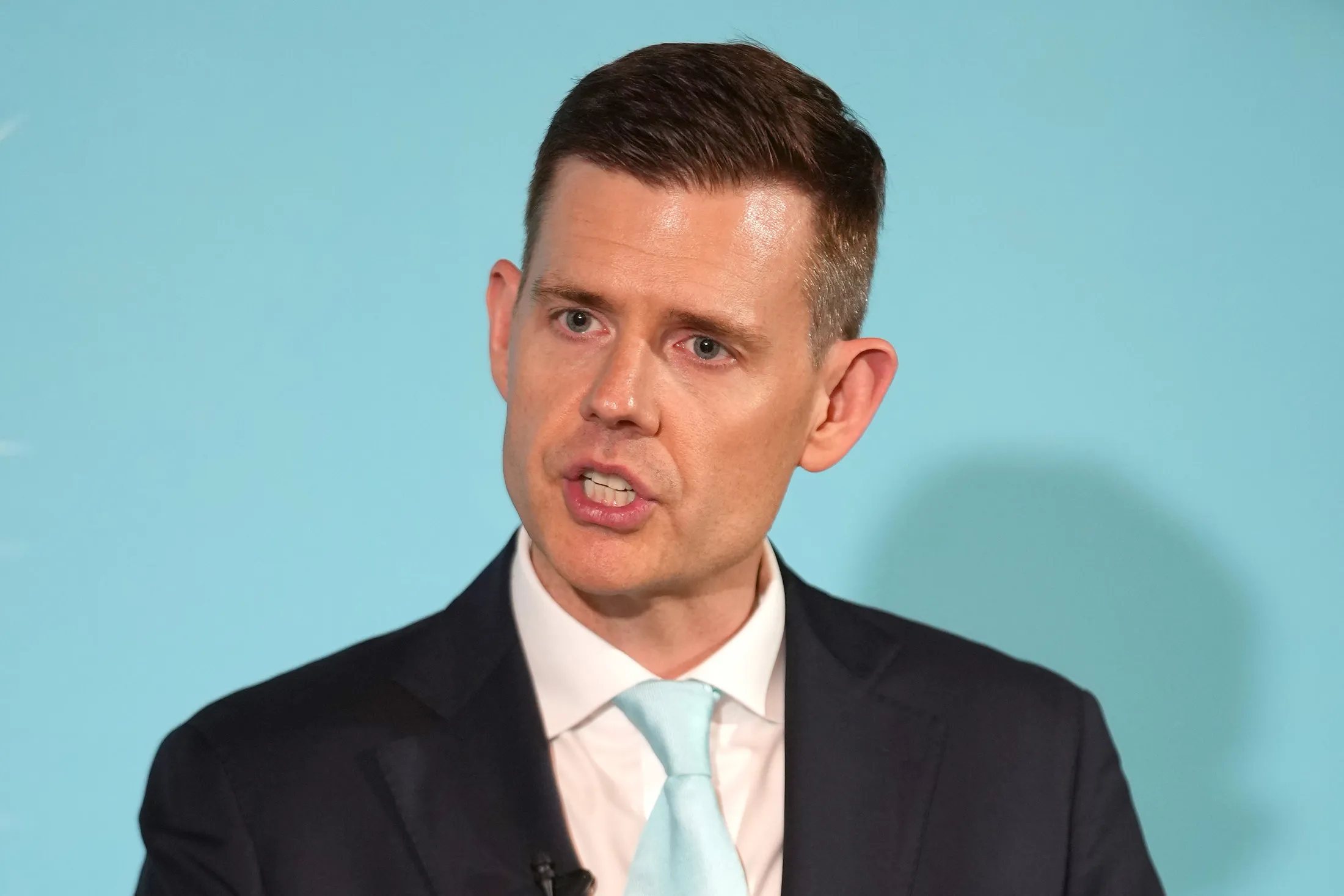 Matt Goodwin is announced as Reform UK candidate for Gorton and Denton on Jan. 27.