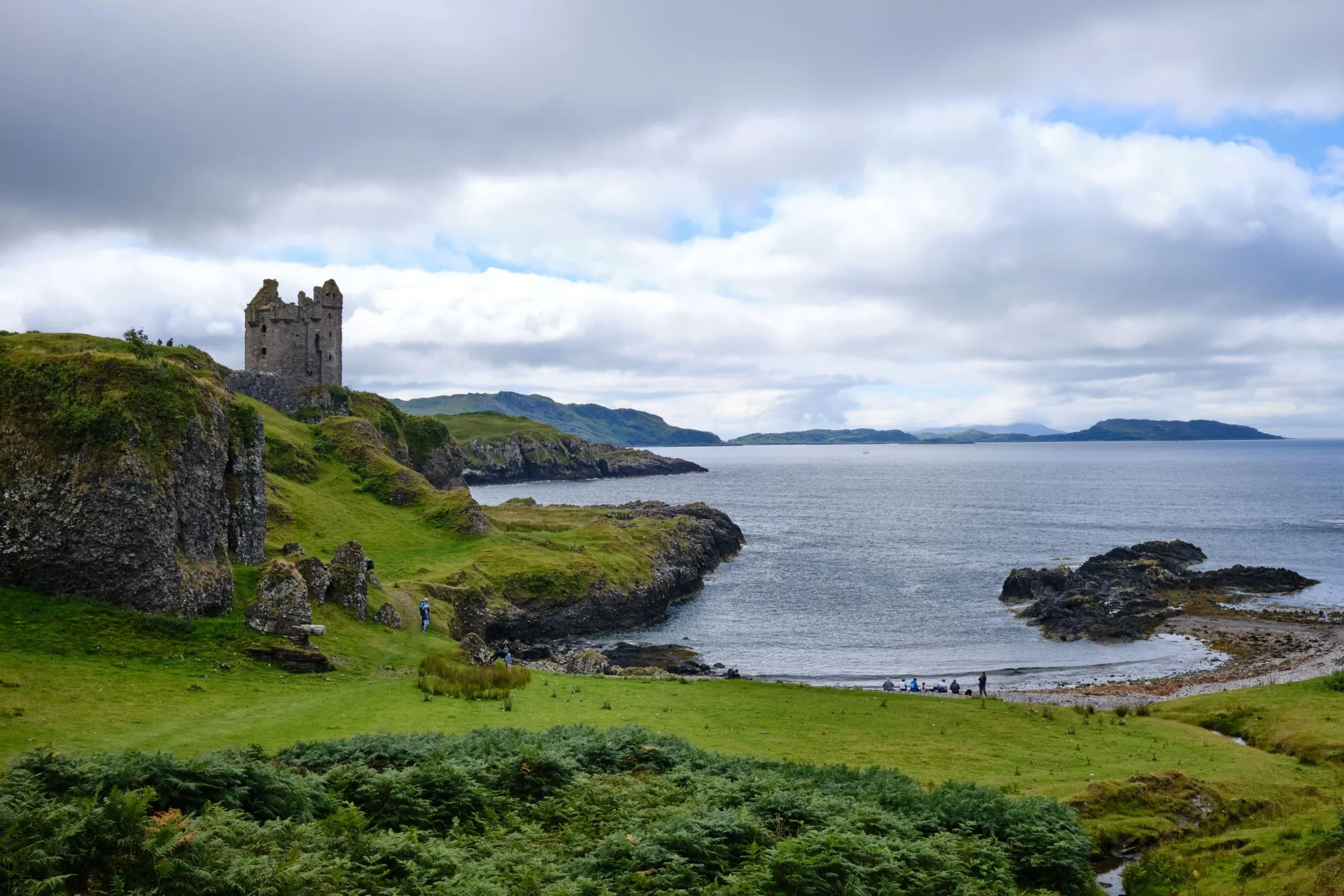Gylen Castle on the southern tip of Scotland’s Isle of Kerrera.