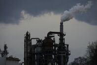 Emissions rise from a Valero Energy Corp. oil refinery in Memphis, Tennessee.