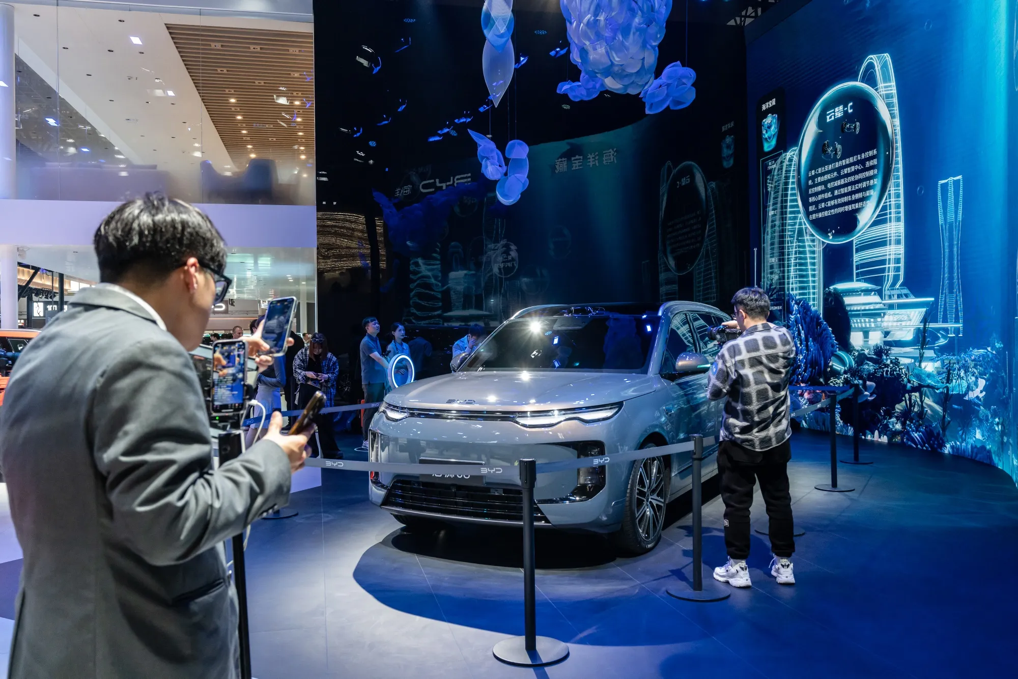 A BYD Sealion 8 at the Auto China 2026 in Beijing, China.