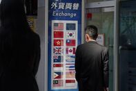 Currency Exchange Store As Yen Plunges