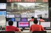 Employees monitor operations at gas stations across the region.