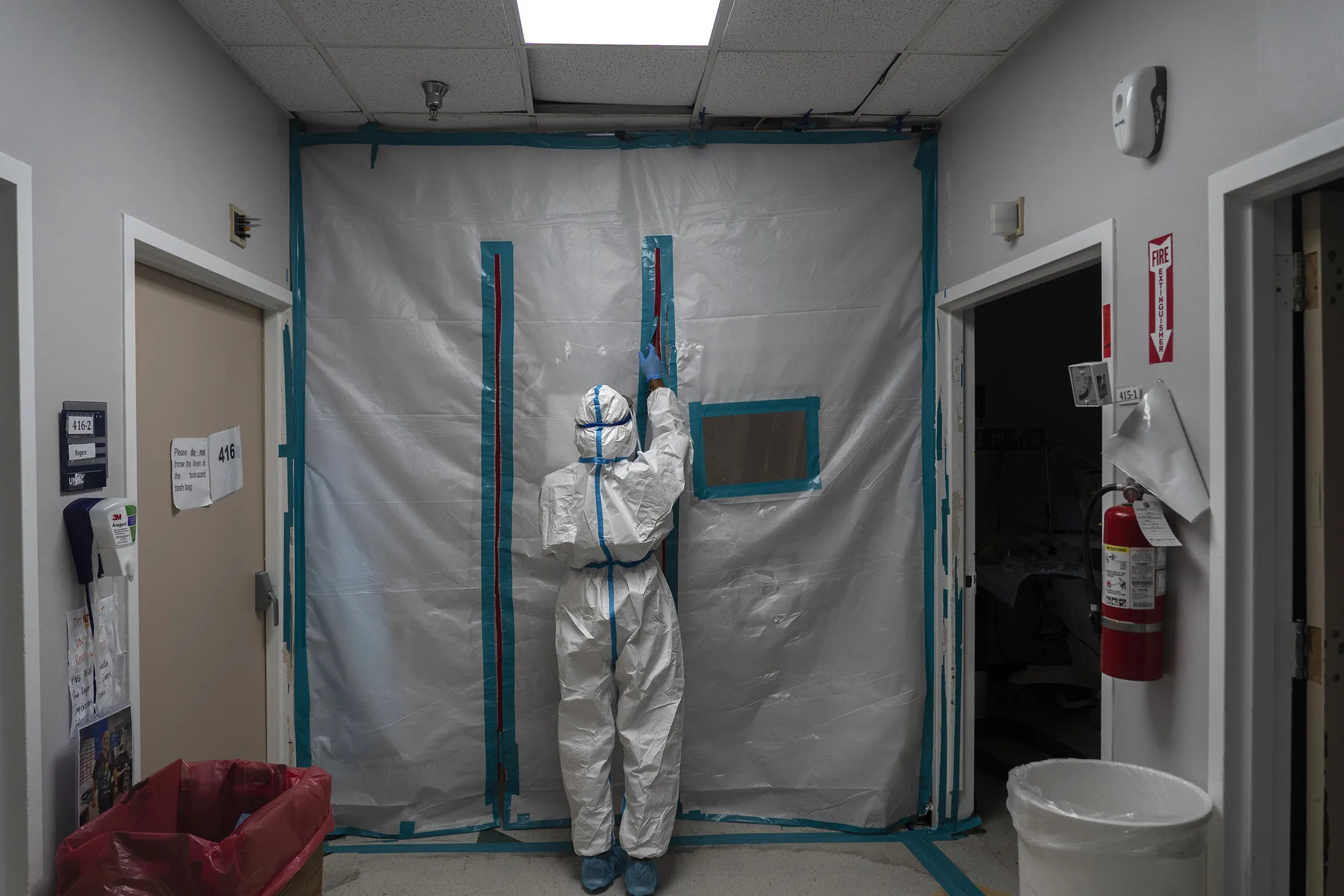 Hospital Workers Cope With Coronavirus Surge On New Year's Day of 2021