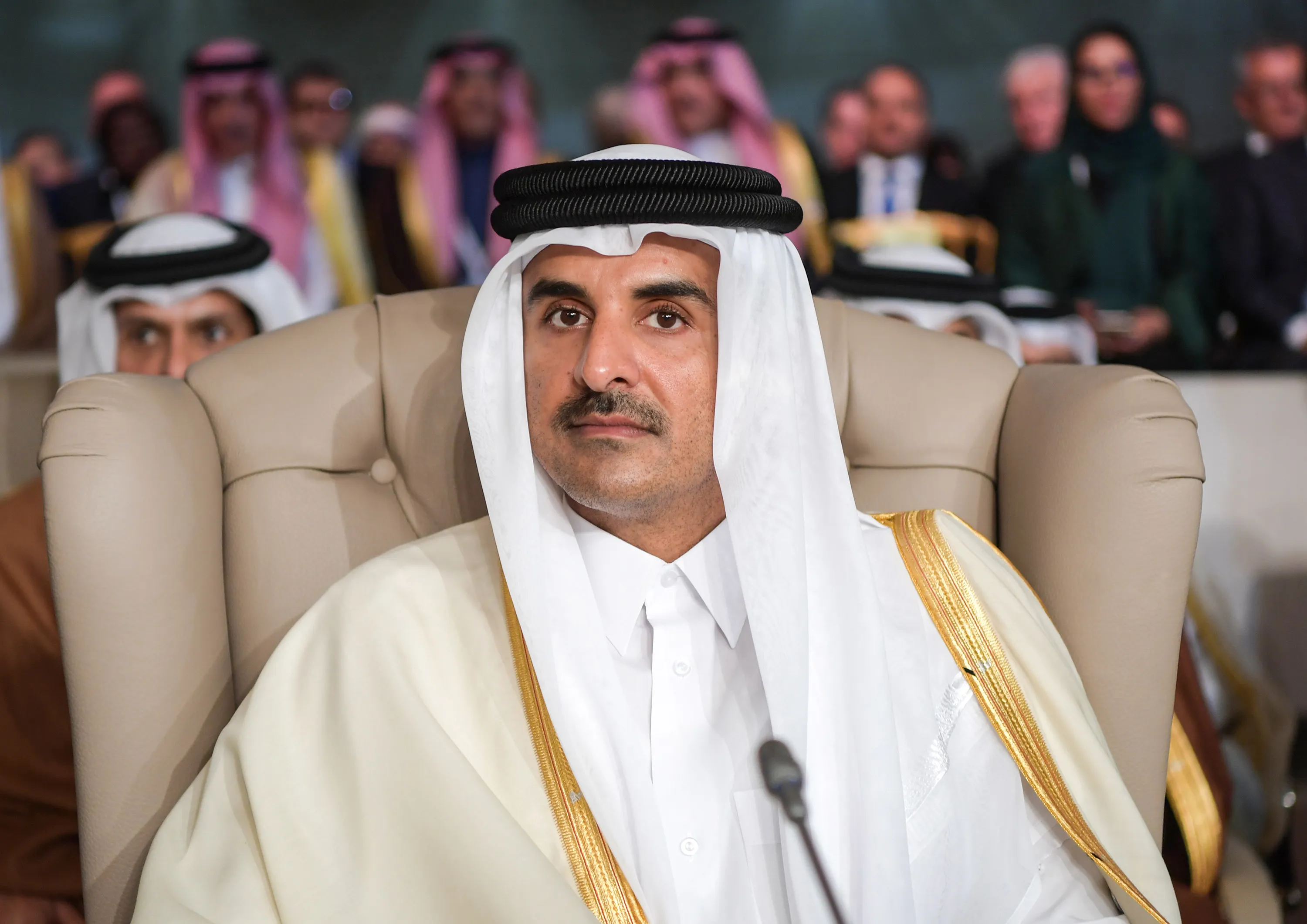Qatar's Emir Sheikh Tamim bin Hamad Al-Thani .