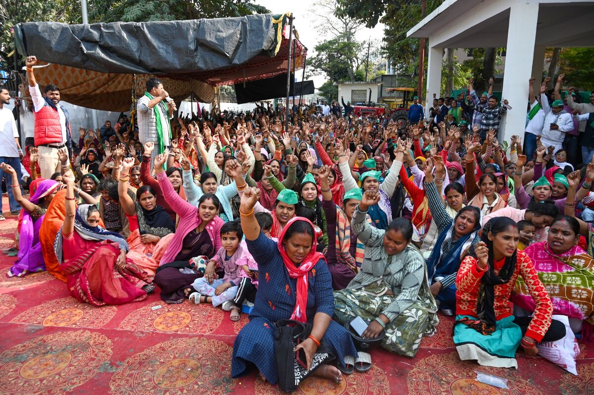 Indian Farmers Protest Against Modi’s Trade Agreement With Trump.