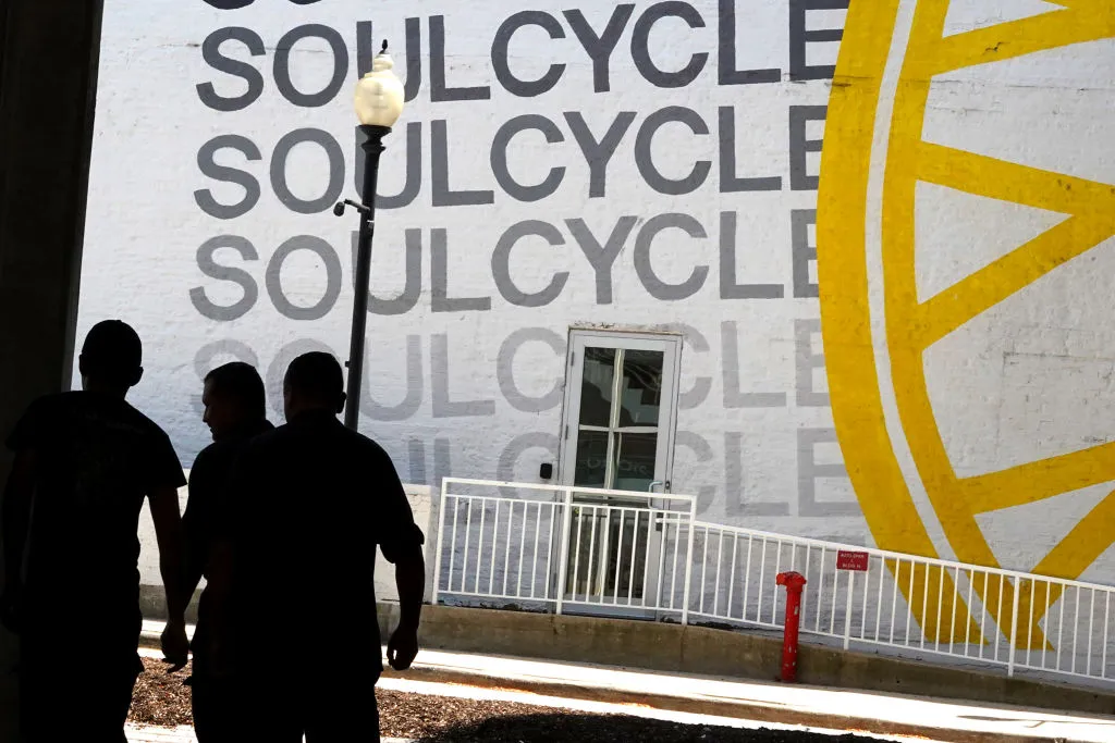 A SoulCycle studio..