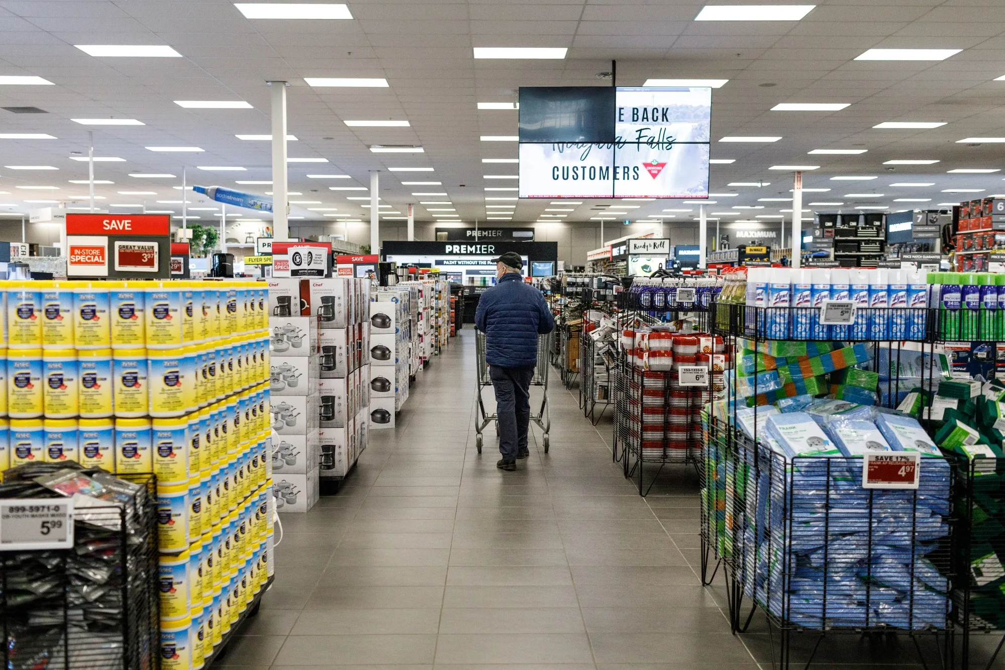 A Canadian Tire store in Niagara Falls, Ontario, Canada.