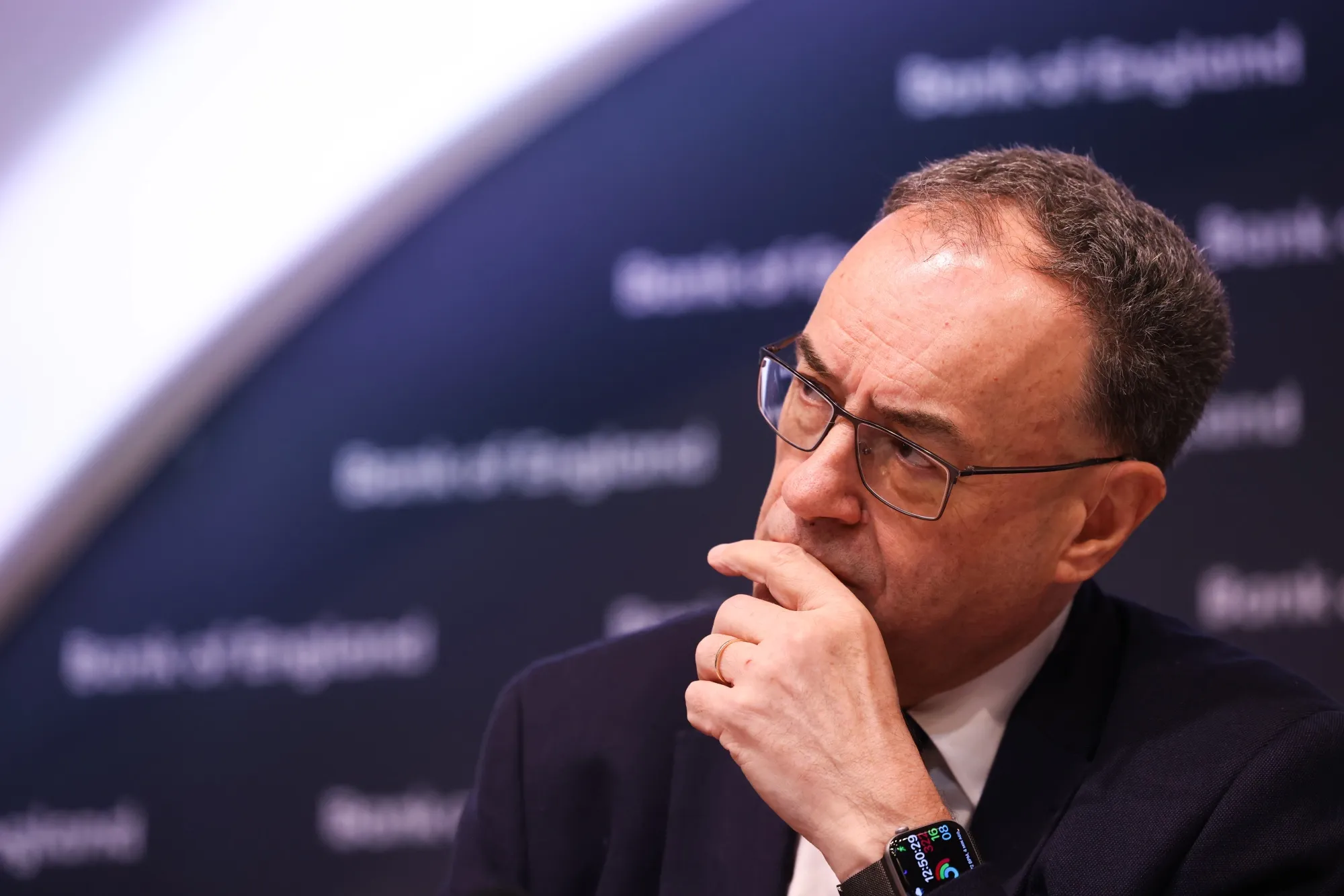 Andrew Bailey, pictured last month, may have another battle with inflation on his hands.