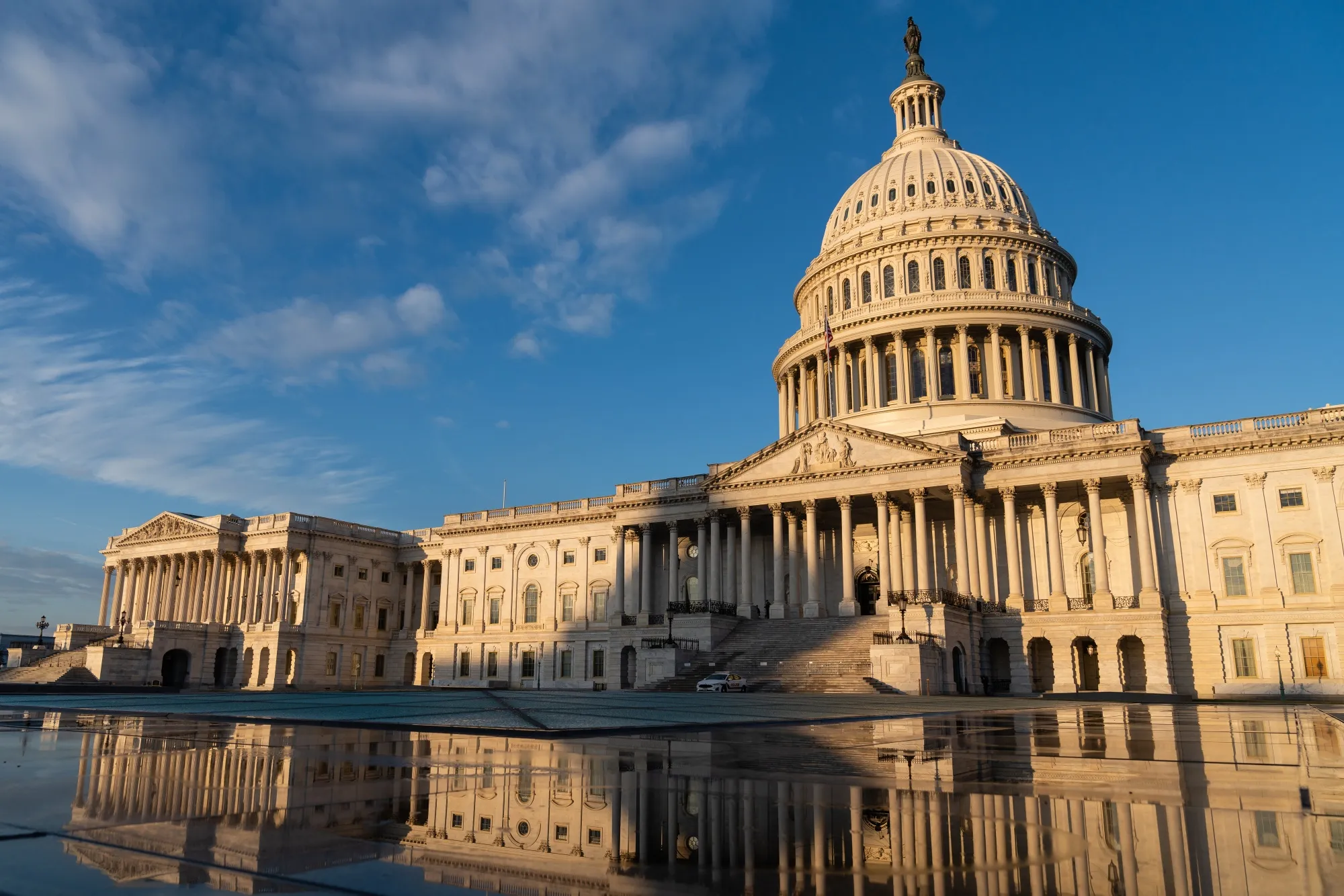 The Capitol building in Washington, DC.
