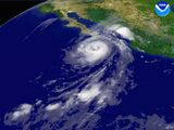 Hurricane Otis Moves Along West Coast