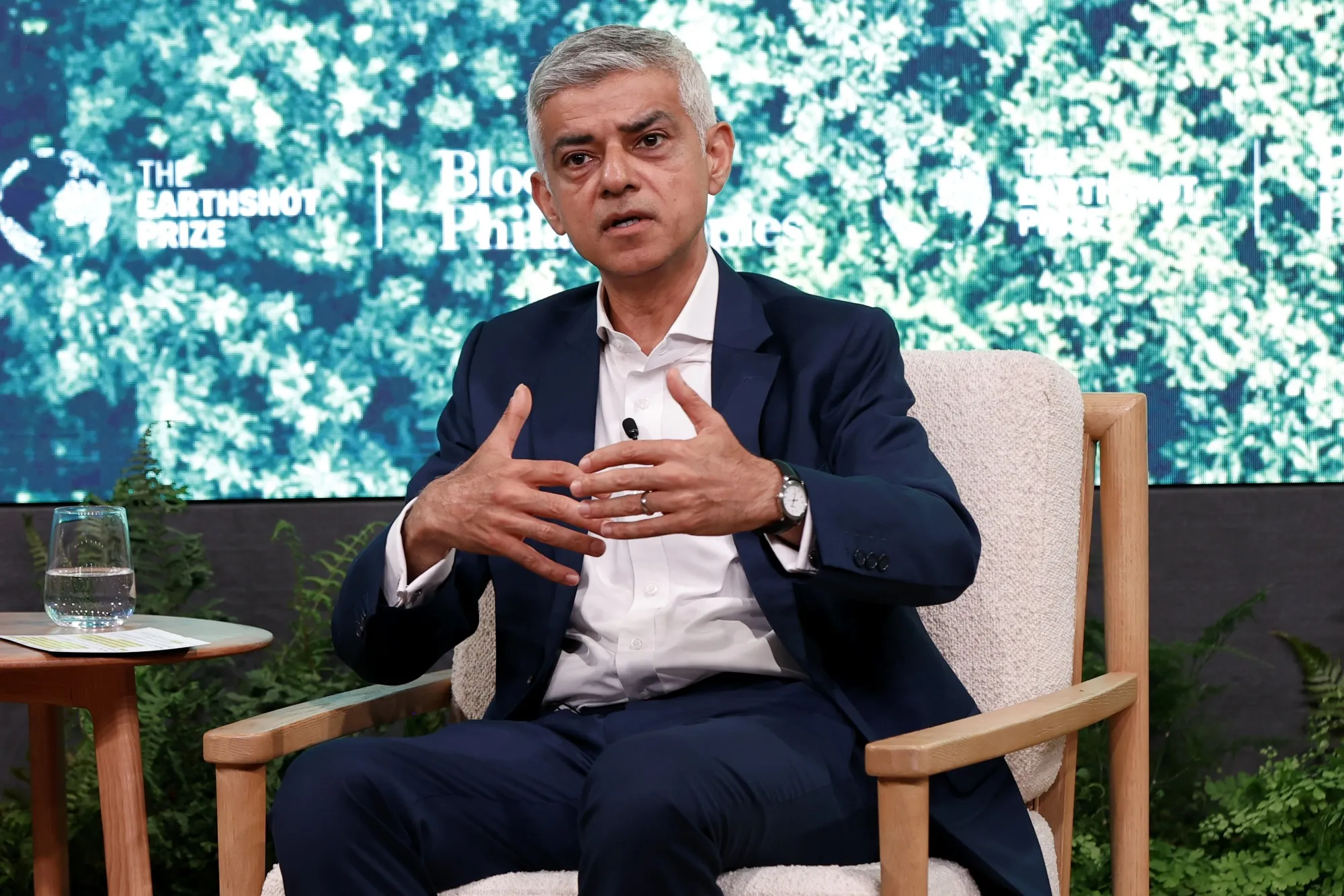 Sadiq Khan during an event in London on June 24.