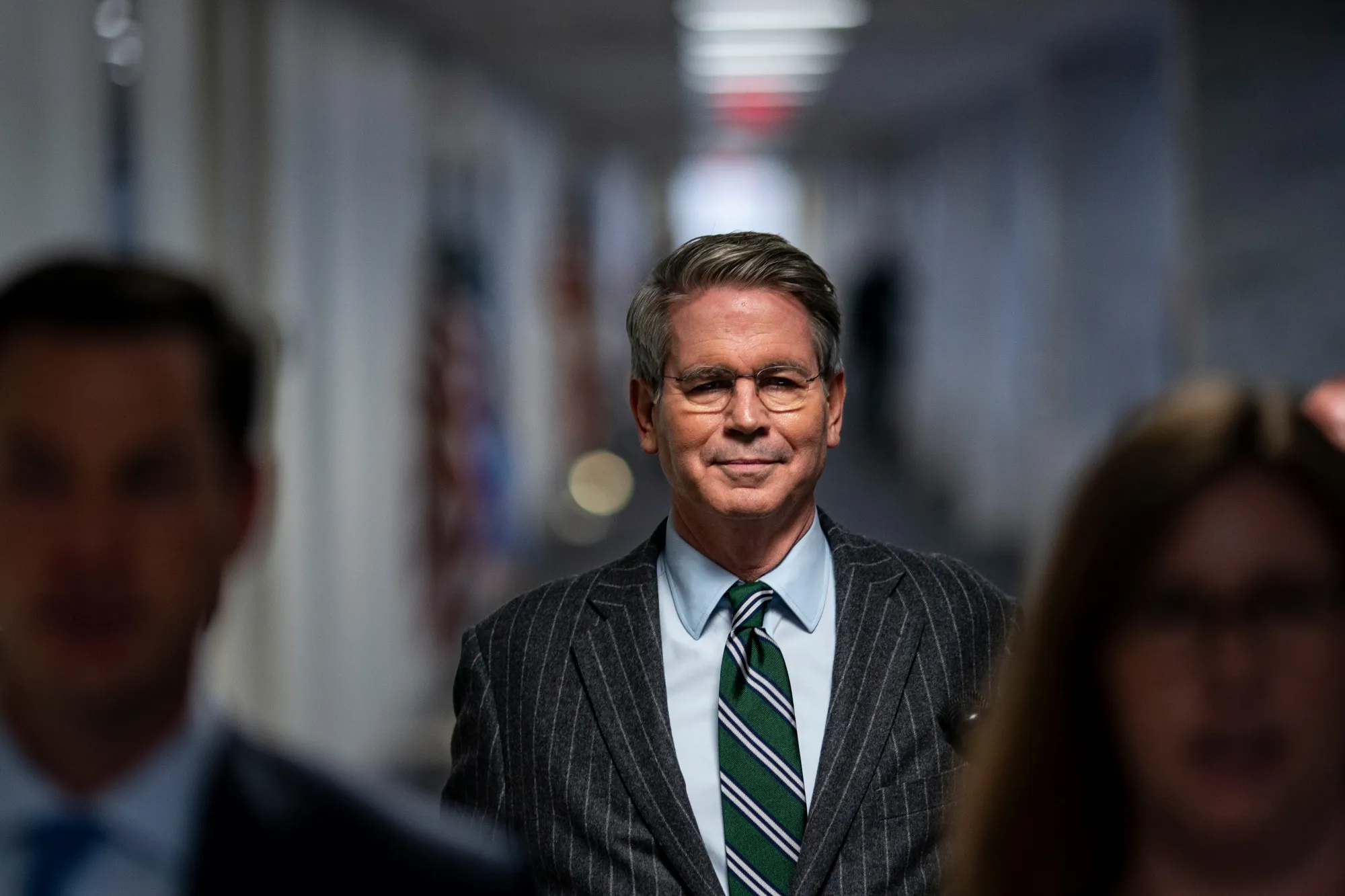 Scott Bessent on Capitol Hill on Dec. 11, 2024.