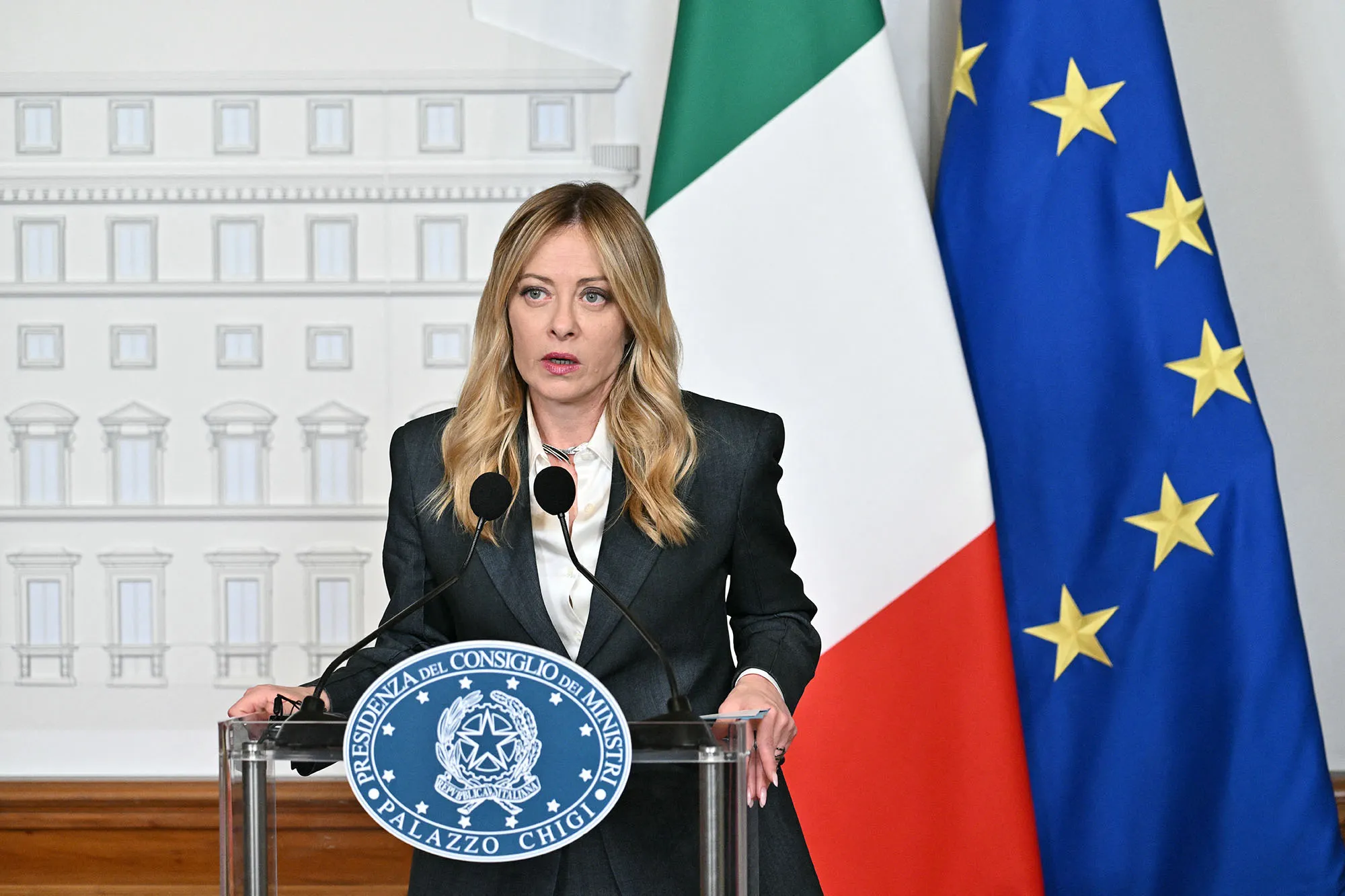 Italian&nbsp;Prime Minister Giorgia Meloni