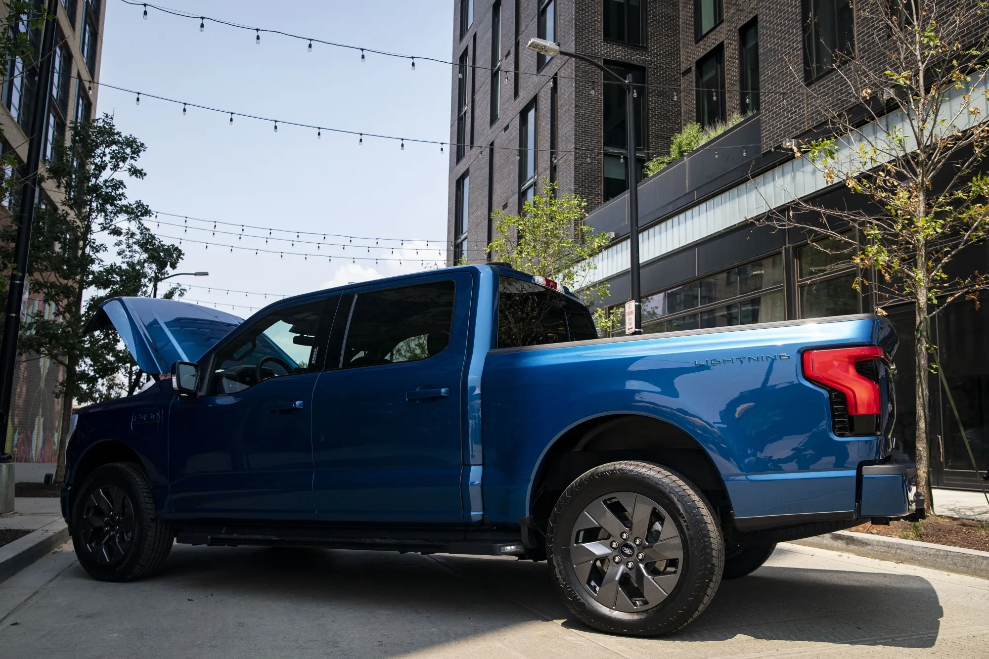 The Ford F-150 Lightning electric pickup