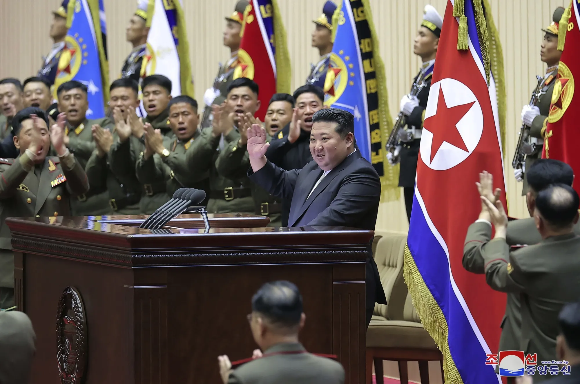 Kim Jong Un during a meeting in Pyongyang on Nov. 15.