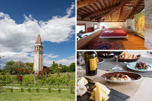 Gianluca Bisol reclaimed a vineyard on Mazzorbo Island in the northern lagoon, where he has opened two internationally acclaimed restaurants and a 5-room boutique hotel.