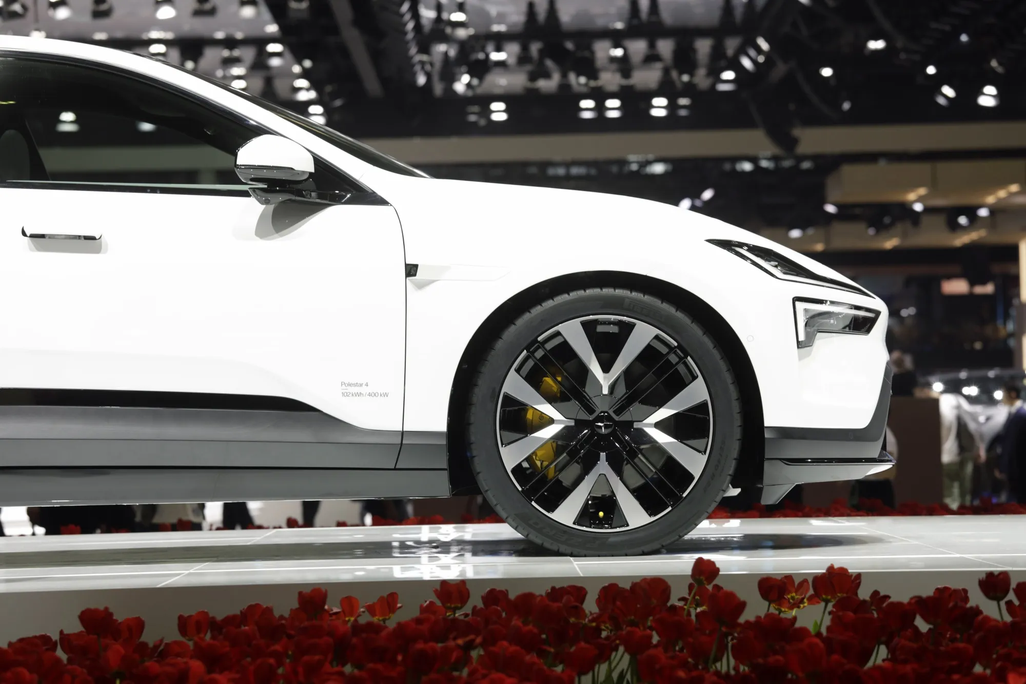 A Polestar 4 electric SUV.