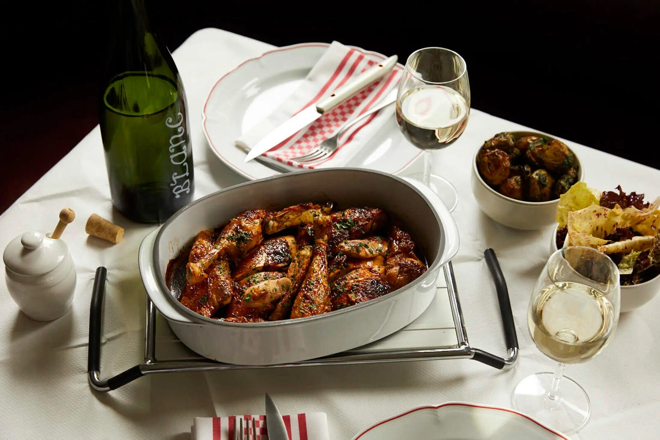 The poulet roti at Josephine adorns&nbsp;plenty of tables even on a sunny summer day.&nbsp;
