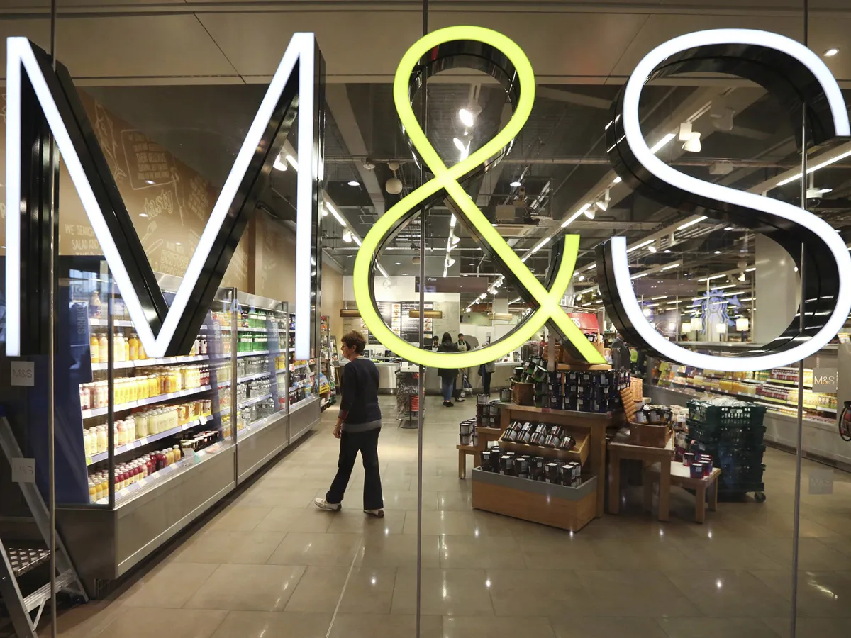 Inside A Marks & Spencer Group Plc Food Hall