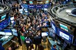 Trading On The Floor Of The NYSE As Dollar Gains With U.S. Stocks on Trump Tax