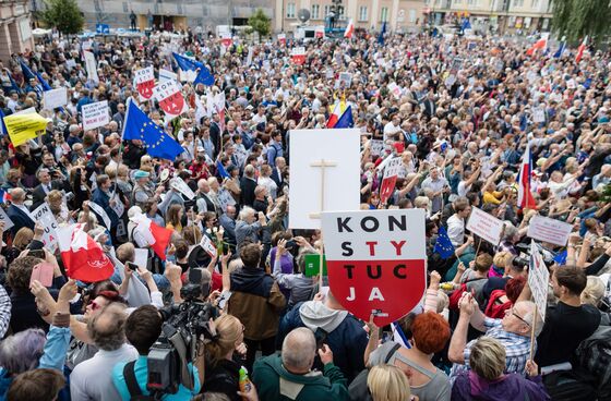Protesters Claim Gains in Poland Court Tussle as Walesa Fizzles