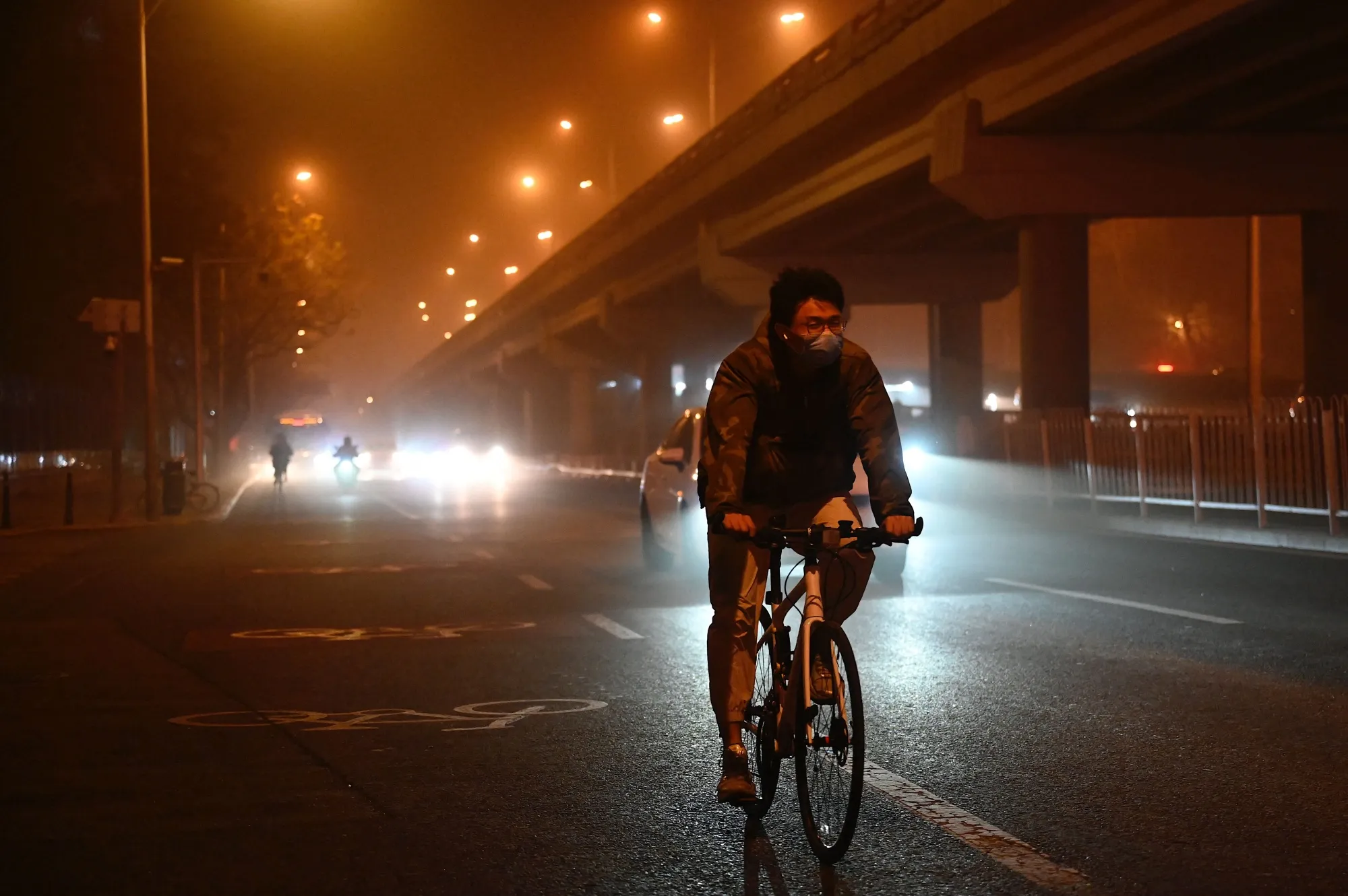 A sandstorm in Beijing on April 10.