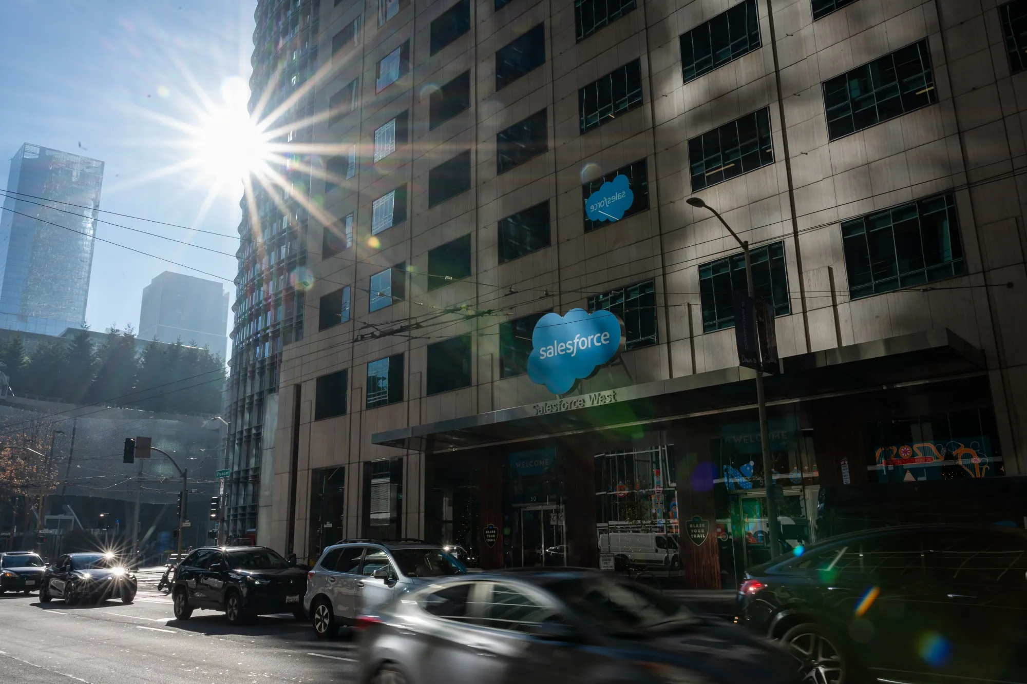 The headquaters of Salesforce Inc. in San Francisco.