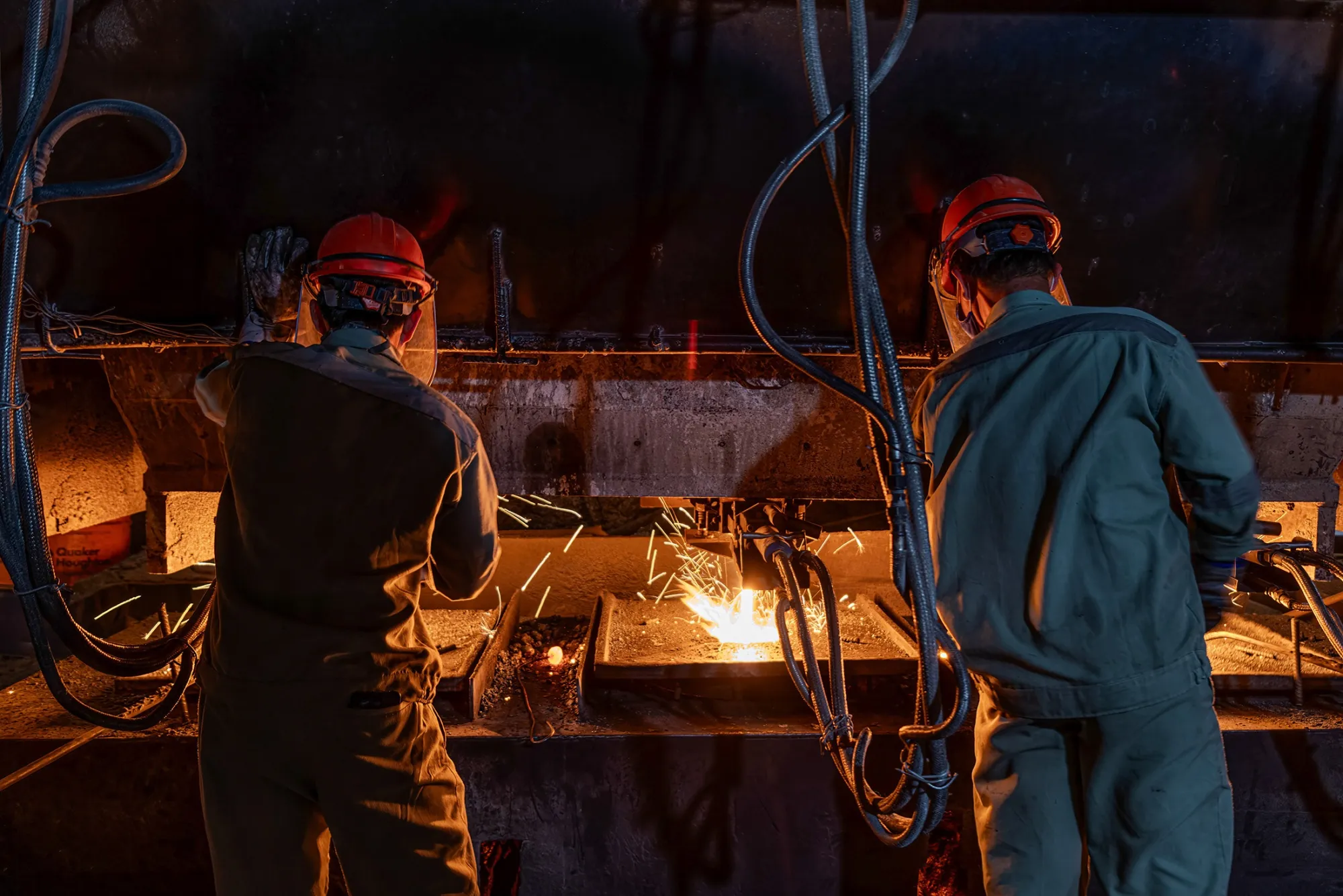 The Pomina Flat Steel JSC&nbsp;plant in Phu My, Vietnam on April 9. Vietnamese steelmakers are feeling the impact of seismic changes in geopolitics and global trade.