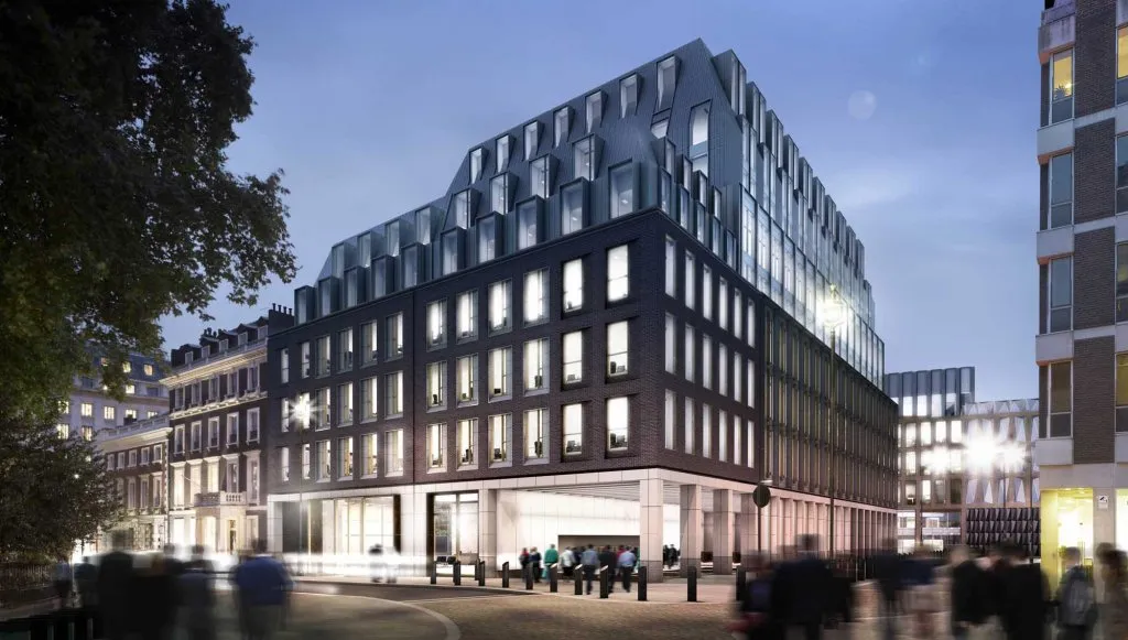 A graphic impression of Hanover Square Estate.