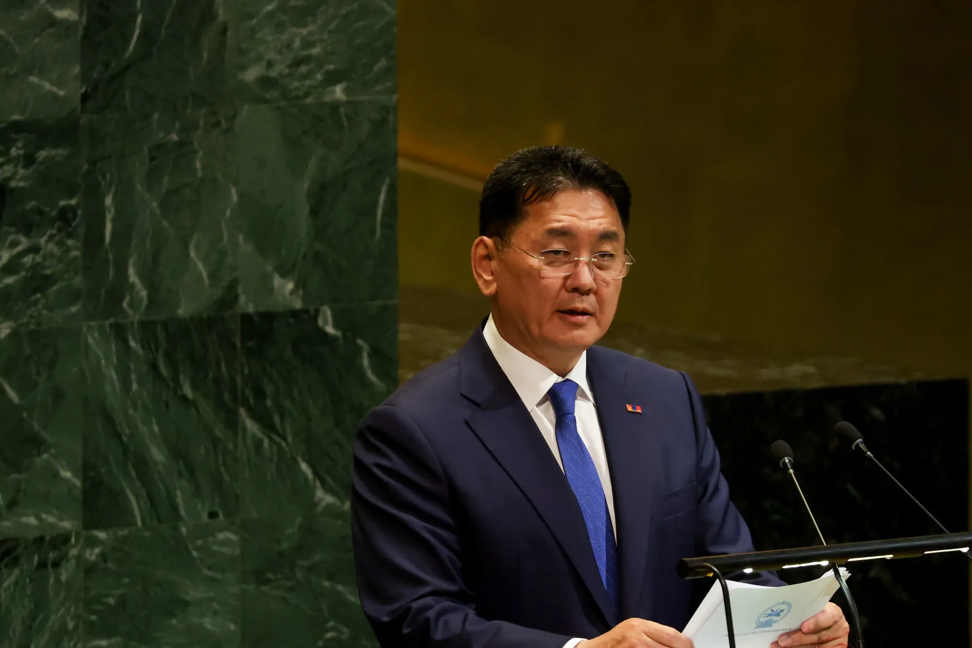 Khurelsukh Ukhnaa, president of Mongolia.