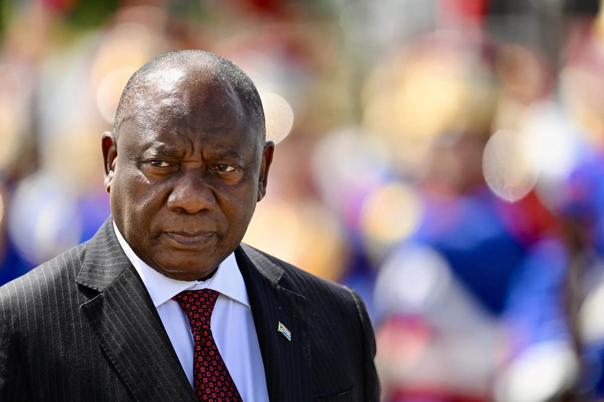 South African President Cyril Ramaphosa.