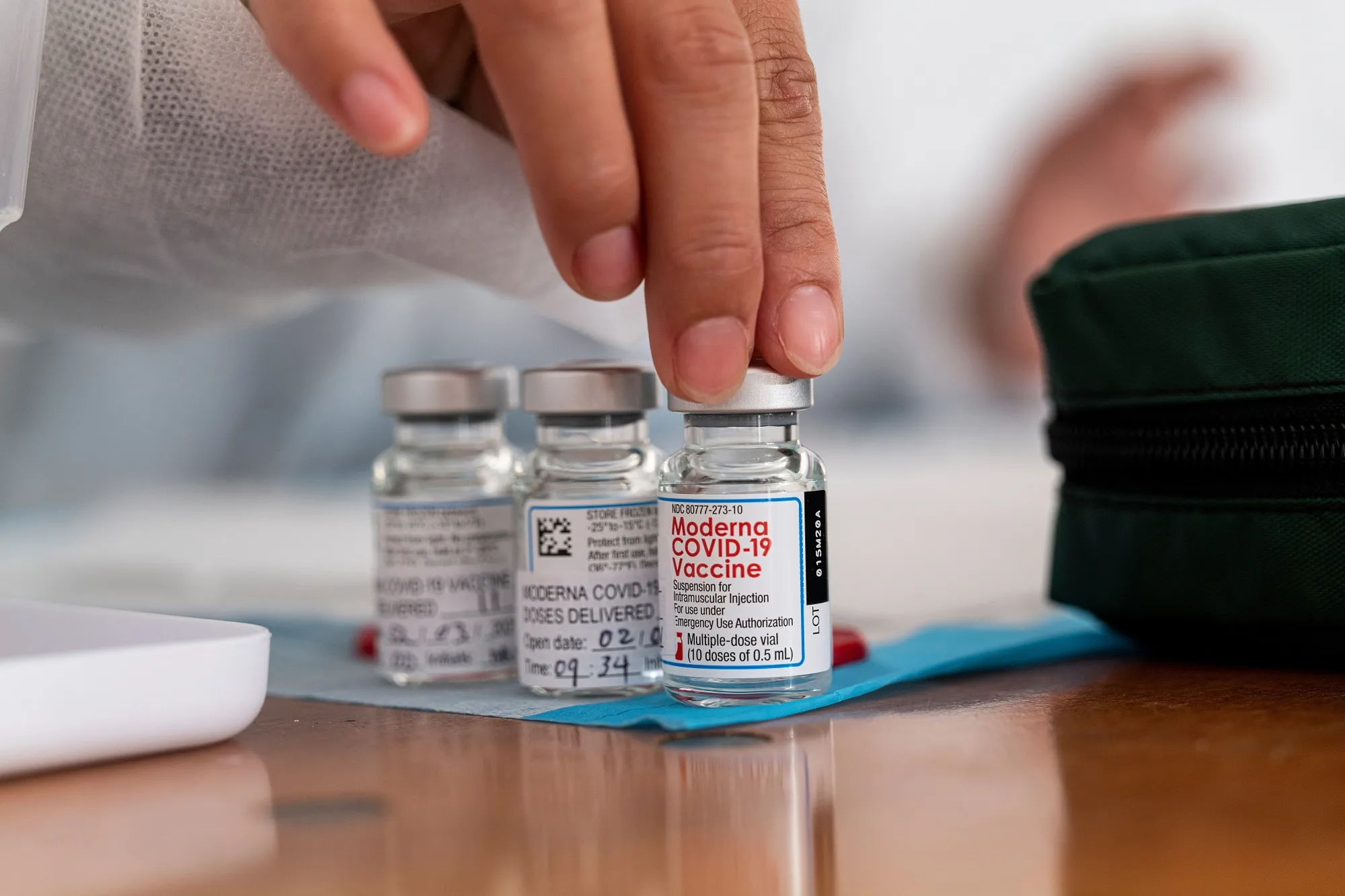 Covid-19 Vaccination Site Opens In San Francisco's Mission District 