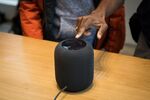 Apple’s HomePod smart speaker.