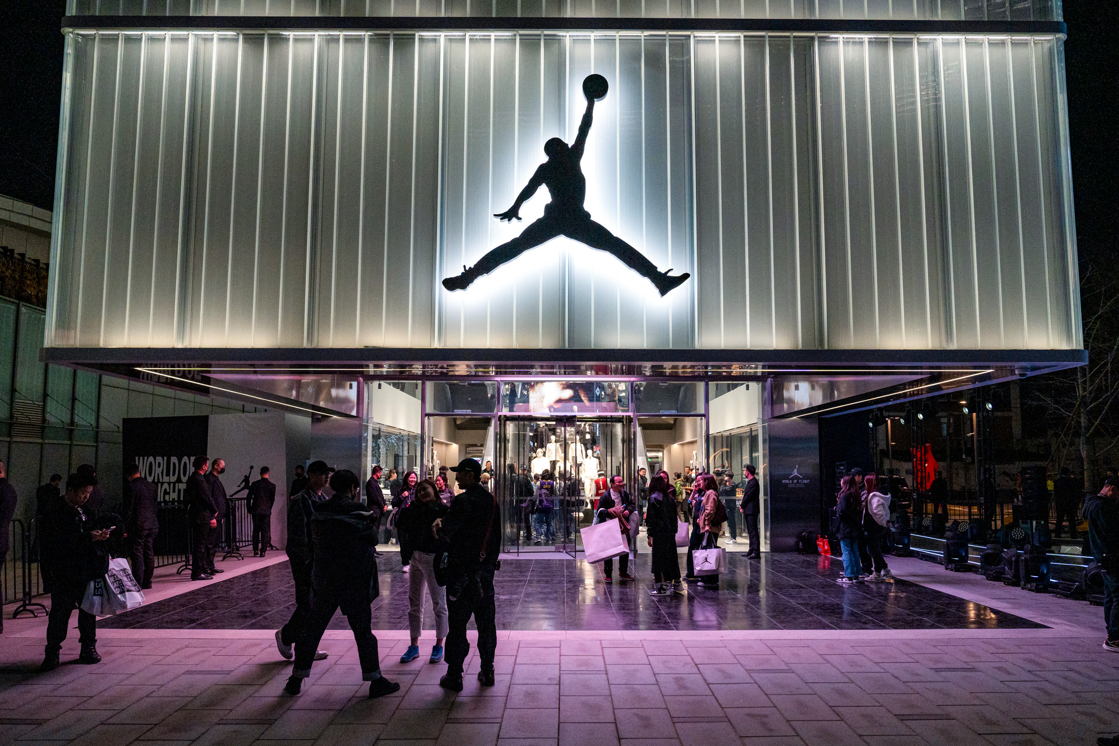 The Opening of the Jordan World of Flight Store in Beijing