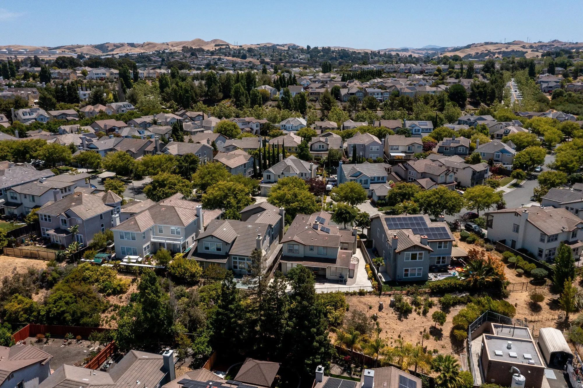Homes in Hercules, California, in June.