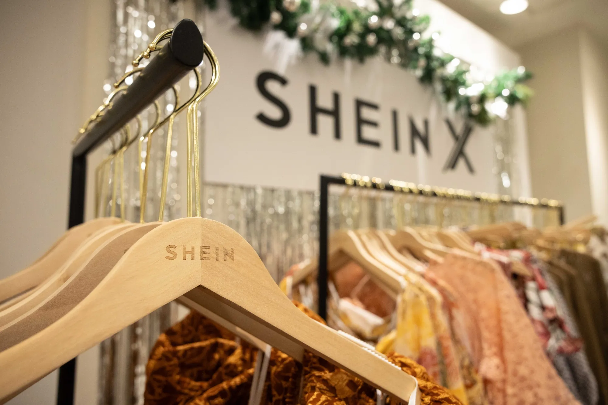 A Shein pop-up store.