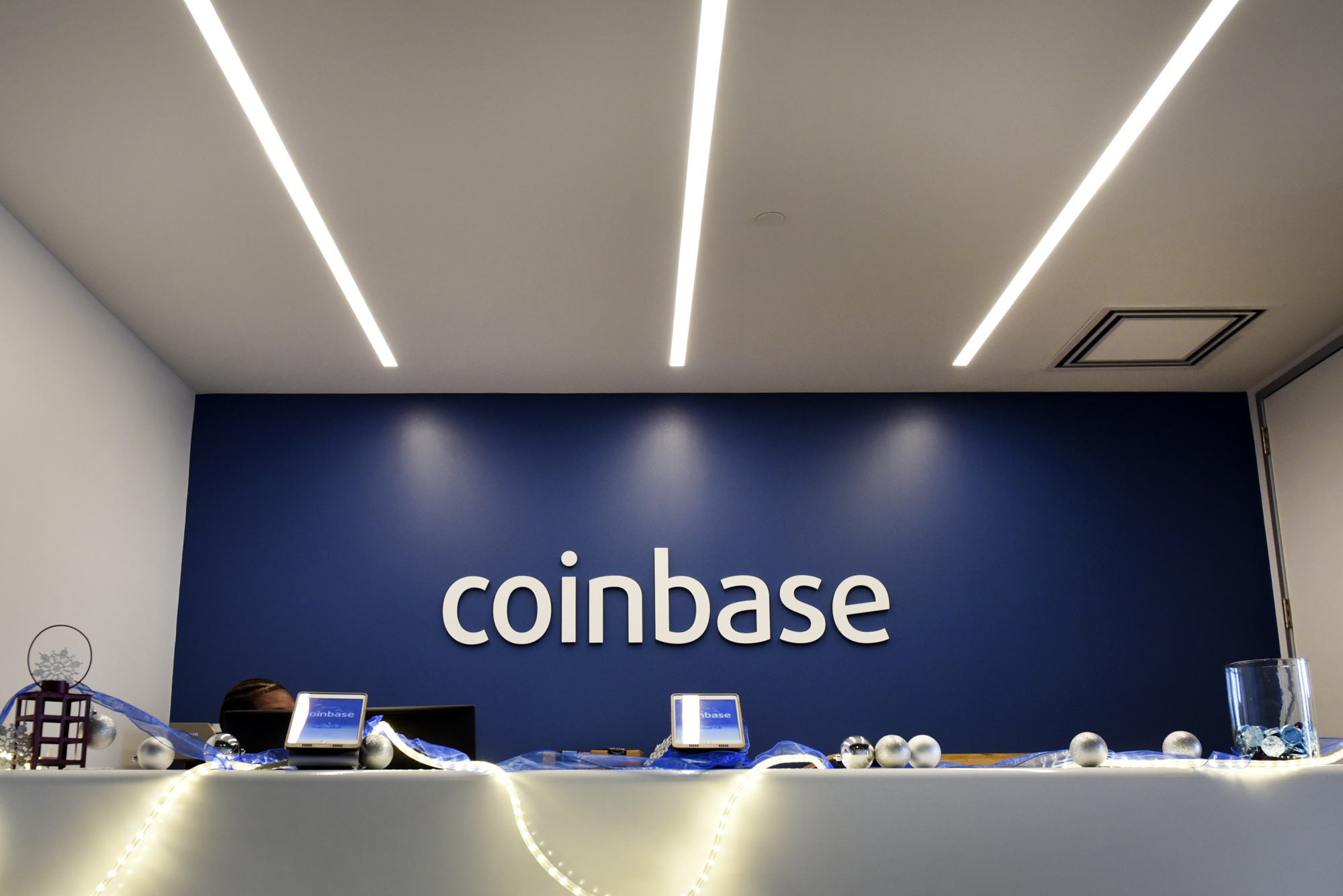 Coinbase&nbsp;office in San Francisco, California.