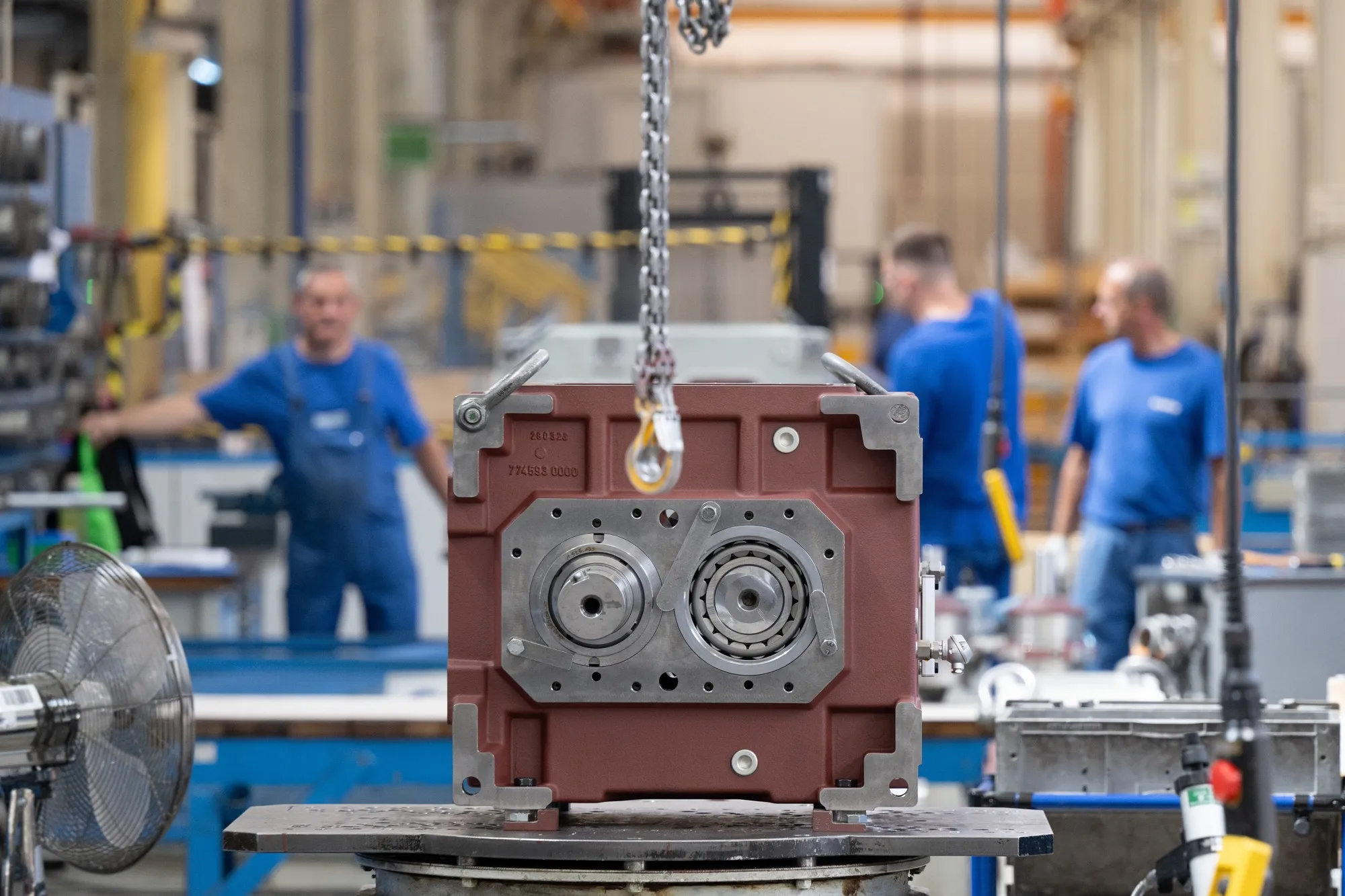 A gearbox&nbsp;at a Flender GmbH facility in Penig, Germany.&nbsp;