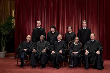 Group Photo Of The U.S. Supreme Court Justices