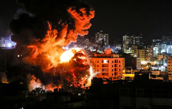 Israel Launches Strikes Across Gaza After Day of Rocket Fire