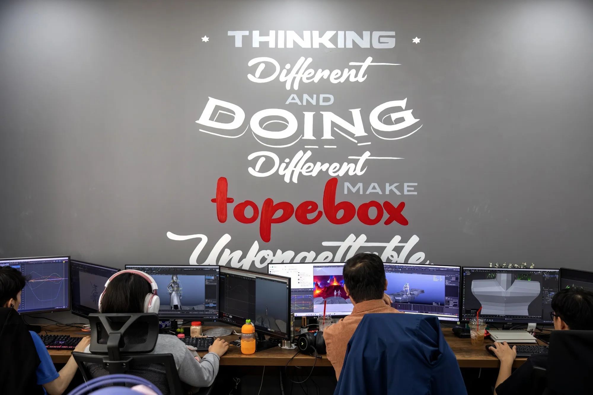 Topebox's office in Ho Chi Minh City.