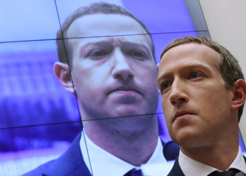 Facebook CEO Mark Zuckerberg Testifies Before The House Financial Services Committee