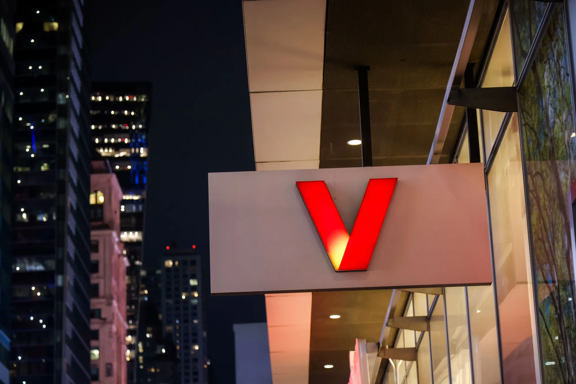 A Verizon store in New York.