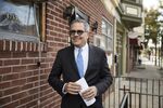 Larry Krasner walks away from his polling place on Nov. 7, 2017. He won the race to become Philadelphia's district attorney.