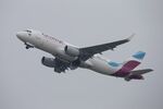 An Eurowings passenger aircraft takes off from Duesseldorf airport&nbsp;in&nbsp;Germany.